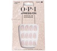 Opi xpress/on throw me a kiss - uñas artificiales cortas redondas ros