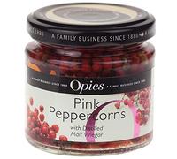 Opies Pink Peppercorns with Malt Vinegar - Pack Size = 1x105g