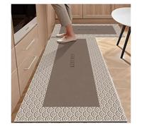 OPIGJUFD Alfombra Antideslizante para Cocina PVC Kitchen Carpet Non-Slip Oil-Proof Rug Waterproof Leather Floor Mat Modern Long Strip Carpets para Suelo Cocina(Color09,140x200cm)