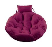 OPIGJUFD CojíN para Silla Colgante Cojín de Silla, cojín Asiento, Redondo for, Suelo for decoración del hogar, Columpio clásico JardíN(Purple)