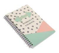 OPIGJUFD Cuaderno de Espiral Cuaderno A5, planificador de entrenamiento, cuaderno registro, encuadernación en espiral, bloc diario Oficina