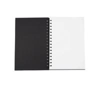 OPIGJUFD Cuaderno de Espiral Cuaderno de espiral papel, diario, cuaderno bocetos, libro dibujo simple Oficina(Black1)