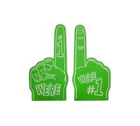 OPIGJUFD Dedo de Espuma Dedo de Espuma for porristas, Somos el número 1, Mano, Eventos Deportivos, celebración, Abanico la Victoria, utilería for animar, 2 uds para Partidos de fútbol(Green)