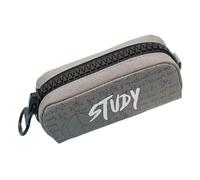 OPIGJUFD Estuches Estuche de Lona Gran Capacidad (2 Unidades) con impresión fórmulas Aprendizaje. Bolsa Almacenamiento Cremallera for útiles Escolares, universitarios y Oficina Almacenamiento(Gray)