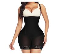 OPIGJUFD Faja Pantalon Ropa Interior de compresión con Cremallera Lateral, Entrenador Cintura, Moldeador Cuerpo for Levantamiento glúteos, Ropa Moldeadora Adelgazante for Control Barriga(Black,L)