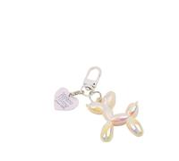 OPIGJUFD Llaveros 2 uds llavero de moda globo llaveros perro for mujer bolso colgante joyería baratija cadena coche for niña(Color 8)