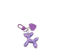 OPIGJUFD Llaveros 2 uds llavero de moda globo llaveros perro for mujer bolso colgante joyería baratija cadena coche for niña(Color 11)