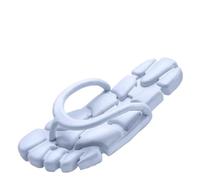 OPIGJUFD Pantuflas plegables 1 par de zapatillas plegables portátiles for viajes negocios, parejas, chanclas playa, baño Hotel antideslizantes Para uso turístico(Blue,42-43)