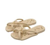 OPIGJUFD Pantuflas plegables Zapatillas plegables portátiles for mujeres que viajan y viajes de negocios Hotel turismo antideslizante pareja cómoda hogar Oes Para uso turístico(Beige,37-38)