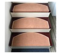 OPIGJUFD Tapetes para Escaleras 15 Alfombrillas Autoadhesivas for escalones, Antideslizantes, de Seguridad, silenciosas, for Interiores, 65 x 24 Pulgadas(14,1piece)