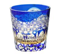 OPIGJUFD Vasos De Cristal Agua Vasos de whisky colores cortados a mano for limpiar vidrio antiguo, artículos barra cristal grabados(Color 4)