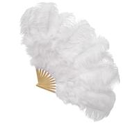 Opilroyn Abanicos de danza - Accesorios de mano de 13 huesos para festivales burlescos, fanáticos de aplausos para baile en línea, teatro, escenario, boda, fiesta, fotografía, iglesia, viajes, danza