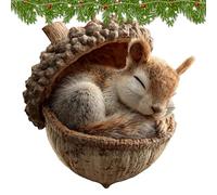 Opilroyn Animales De Navidad Para Árbol De Navidad - 2D Decoración Acrílico,Colgantes colgantes festivos - Para Decoración Del Hogar Puerta Delantera Oficina Chimenea Pared Jardín