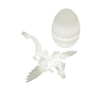 Opilroyn Animales impresos en 3D, dragón impreso en 3D - Adornos de dragones impresos en 3D para niños | Acción articulada Creative Stress Relief Toys Safe Toys 360 grados Pomba de Pascua rotable
