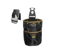 Opilroyn Bolsa de herramientas de cintura, bolsa impermeable para carpintería, bolsillos de cintura de carpintero, organizador portátil de equipo de electricista de liberación rápida