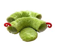Opilroyn Cama Túnel para Gatos | Lavable Falda De Árbol De Navidad - Cama Cueva Donut Faldón Navideño | para Mascotas Pequeñas: Perros, Conejos, Hurones, Chinchillas, Decoración del Hogar Interior
