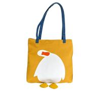 Opilroyn Canvas Tote Bag - 37x37cm Student Shopper, Casual Shoulder Bag