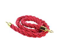 Opilroyn Cuerda de barrera para guiar a las personas, accesorios de seguridad trenzados para fiestas, postes de alfombras, cuerdas para planificadores de eventos, tiendas, hoteles, restaurantes