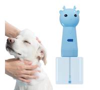 Opilroyn Dispensador de jabón espumoso, dispensador eléctrico de champú espumoso para baño de gatos, contenedor de loción, suministros de baño para mascotas para limpieza de excrementos, hogar, baño