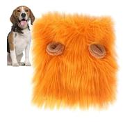 Opilroyn Divertida melena de animal para perros | Peluca de perro elegante para mascotas | Peluca realista de disfraz de melena de perro con orejas de felpa, accesorio para mascotas, cómodo accesorio