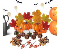 Opilroyn Fake Pumpkins - Artificial Harvest Decor, Autumn Craft Fillers