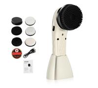 Opilroyn Kit Shoe Shine - Solfatador De Zapatos Eléctricos, Cepillo Automático Para Zapatos | Máquina Pulidora De Zapatos Eléctricos Multifuncional Con Interfaz USB, Pulidora De Brillo, dorado,