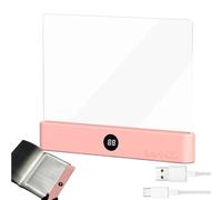 Opilroyn Luz de Libro, Panel Claro Con 3 Colores Regulables, Panel De Luz LED Para Lectura Lámpara De Mesilla, Para Mujeres Niños Hogar Viaje Oficina Escuela Dormitorio Cama Cumpleaños