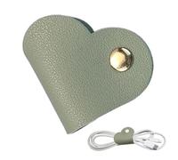 Opilroyn Organizador de cables de corazón, organizador de envoltura en forma de corazón, organizador de cables de carga en varios colores, gran regalo para familiares, amigos y colegas