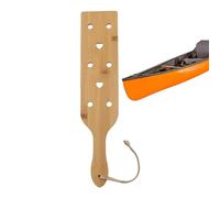 Opilroyn Paleta de madera para barco, remo de kayak con agujeros de flujo de aire de 13.3 pulgadas, eje de herramientas marinas para barco, paletas de madera, accesorios de barco, agarre ergonómico