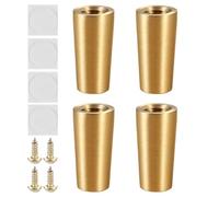 Opilroyn Patas de mesa - 4 Uds. Patas - Adecuado Para Carga Pesada Patas de Muebles Delantero, Muebles de cocina, Escritorios Y Sofás