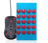 Opilroyn Pegatinas de pies deslizantes para ratón, pies de ratón autoadhesivos, almohadillas deslizantes para un deslizamiento suave, pegatinas para la parte inferior del ratón para juegos, trabajo de