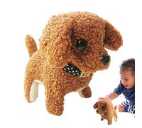 Opilroyn Perro de juguete caminando y ladrando, ladrando juguetes para perros - Juguetes animados para perros para niños | juguetes, juguetes realistas, amantes de los animales para niños, niños y