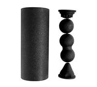 Opilroyn Rodillo de fitness para fascia, rodillo de entrenamiento de alta densidad para entrenamientos, masajeador muscular portátil para hombres y mujeres, atletas, yoga, pilates, gimnasio