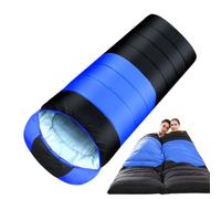 Opilroyn Saco de dormir para clima frío, saco de dormir para senderismo,Saco de dormir de invierno cálido para acampar | Bolsa de compresión impermeable Saco de dormir ligero para senderismo, viajes