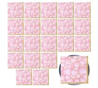 Opilroyn Servilletas de cóctel de corazón, 20 servilletas de toalla de mano con corazones de amor, centros de mesa, servilletas decorativas para despedida de soltera, suministros del día de San