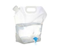 Opilroyn Tanque de agua compacto, contenedor de agua portátil con asa, bolsa de agua para ahorrar espacio de 5/10 l, bolsa de agua plegable resistente al aire libre, contenedor de agua plegable