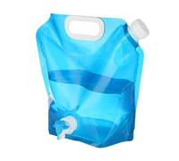 Opilroyn Tanque de agua compacto, contenedor de agua portátil con asa, bolsa de agua para ahorrar espacio de 5/10 l, bolsa de agua plegable resistente al aire libre, contenedor de agua plegable