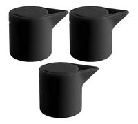 Opilroyn Tapón de vino de silicona,Tapón de champán impermeable - Silicona Tapones de champán herméticos 3 piezas para bodas, picnic, cena y festividades