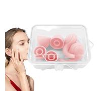 Opilroyn Tapones para los oídos con cancelación de ruido de sueño, con cancelación de ruido, protección auditiva reutilizable de 33 dB, tapones para los oídos para sensibilidad al ruido,