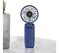 Opilroyn Ventilador portátil de mano, ventilador de mano, ventilador eléctrico de mano, enfriador de alimentos de escritorio plegable, accesorios geniales al aire libre, material de refrigeración por