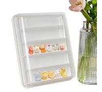 Opilroyn Vitrina de figuras de acción, caja para coleccionar juguetes pequeños, caja transparente para guardar muñecas, vitrina con múltiples compartimentos para dormitorio, salón, mesa, pared