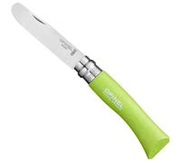 Opinel 254231 N ° 07, Cuchillo con punta redondeada para Niños, Verde