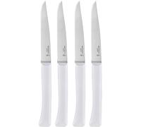 OPINEL - Estuche de 4 Cuchillos de Mesa Bon Appétit+ - Hoja de Acero Inoxidable Micro-Dentada - Mango de Polímero - Apto para Lavavajillas - Fabricación Francesa - Nube