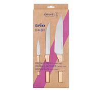 OPINEL 001838 Parallele Trio Set Office Chef 1 Cuchillo para trinchar, Acero Inoxidable