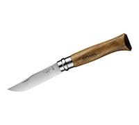 Opinel INOX-Cuchillo (Madera de Nogal), Unisex Adulto