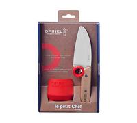 Opinel Le Petit Chef, Küchenmesser-set, 2-teilig, Cuchillo Protege Dedos 001744 Unisex Adulto, Gris (Grey), 26 Paquete De 2