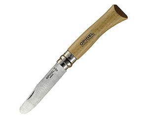 Opinel Mon Premier Couteau Bout Rond , Naturel, Navaja Blister N 07 Punta Redondeada 001221 Unisex Adulto, Haya, 7.5 Cm