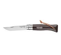 Opinel N°08 Bushwhacker — madera de haya, acero inoxidable, negro, exterior