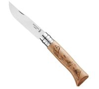OPINEL N°08 Gravure Velo Hêtre - Unisex - Beige / Gris - talla única- modelo 2025