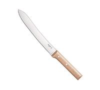 OPINEL - N°116 Cuchillo de Pan Paralelo - Hoja de Acero Inoxidable, Diente Adaptado para Panes - Mango de Madera de Haya - Excelente Agarre - Garantía de por Vida